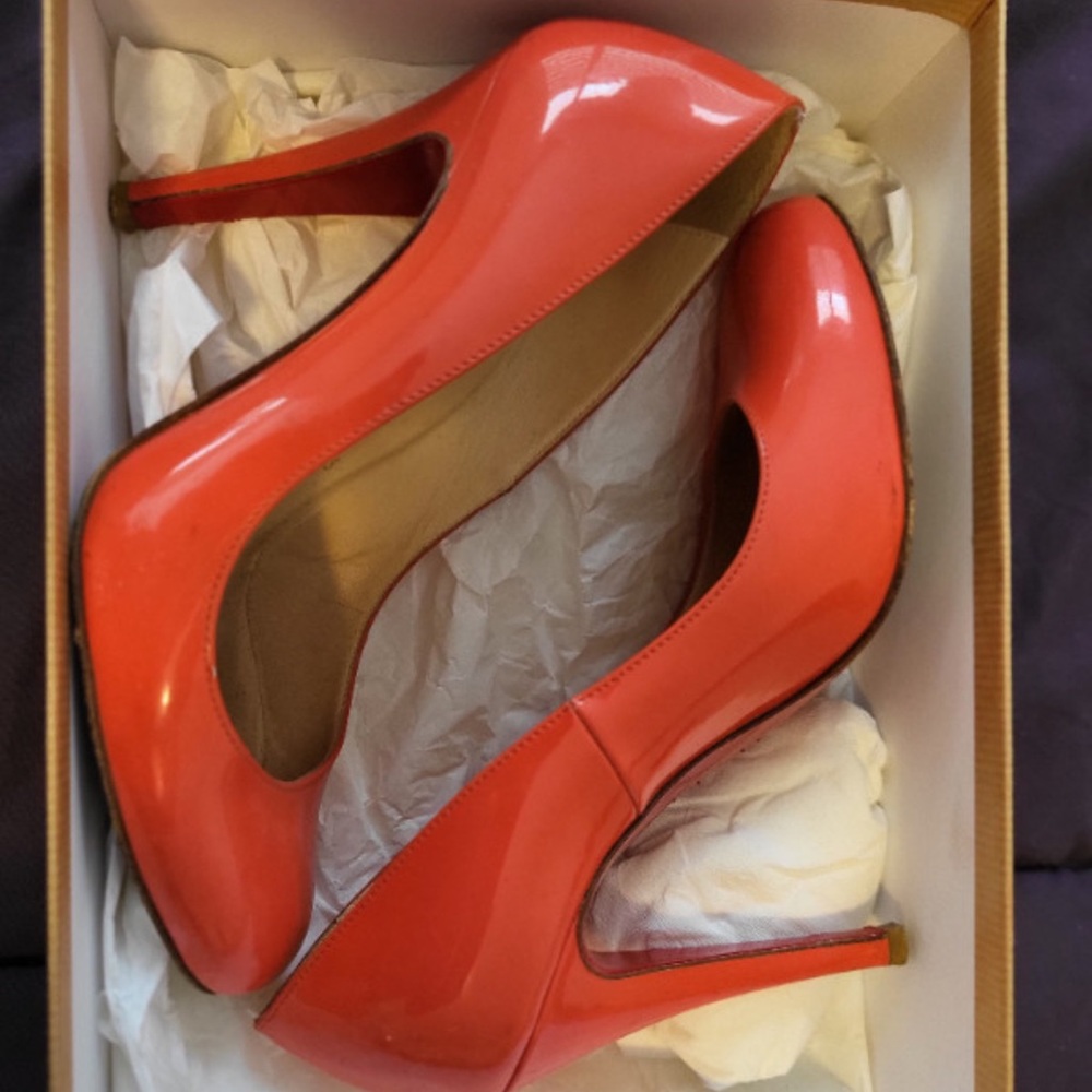 Christian Louboutin Coral High Heels
